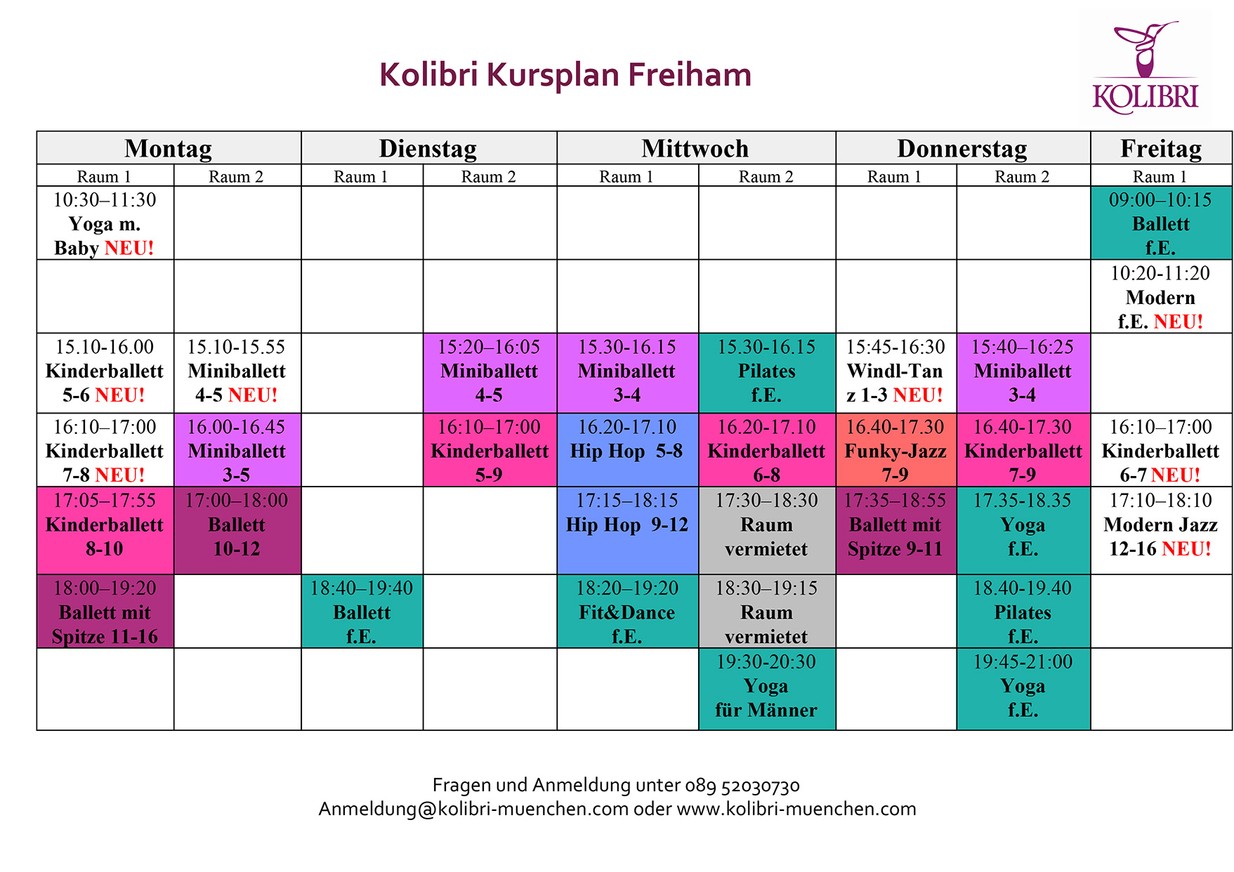 Kursplan Freiham